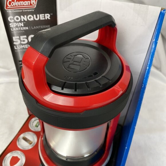 Coleman Conquer Spin Lantern 550 Lumens Rugged Camping Outdoors Hiking LED - Picture 2 of 11